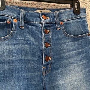 Madewell Slim Wide Leg Crop Jeans